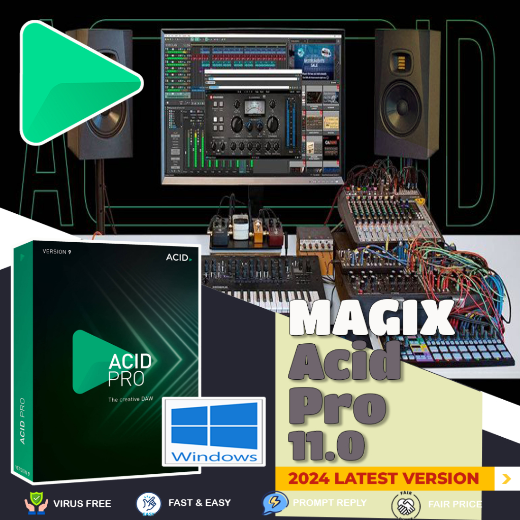 MAGIX ACID Pro 11 2024 Latest Full Version | Lifetime | Audio Looping ...