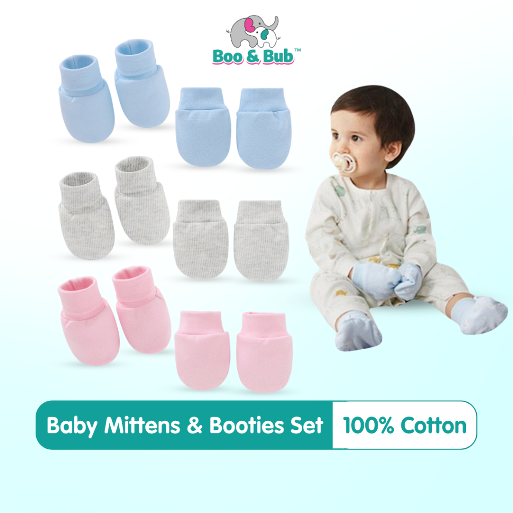 Meesho Baby Hand And Leg Gloves Baby Hand Mittens 9-Pack Baby