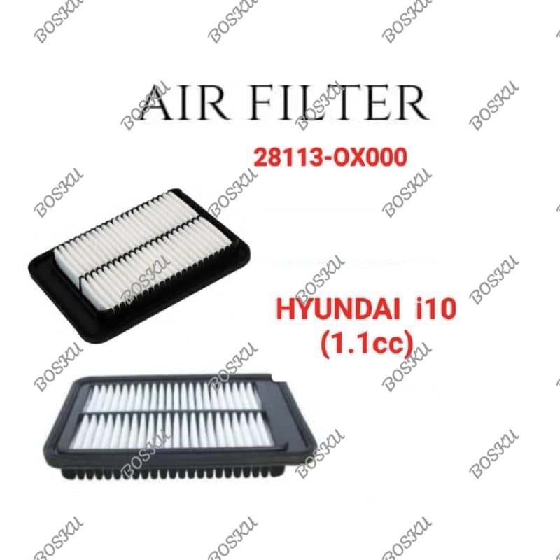 (28113-OX000) AIR FILTER HYUNDAI i10 (1.1cc) | Shopee Malaysia