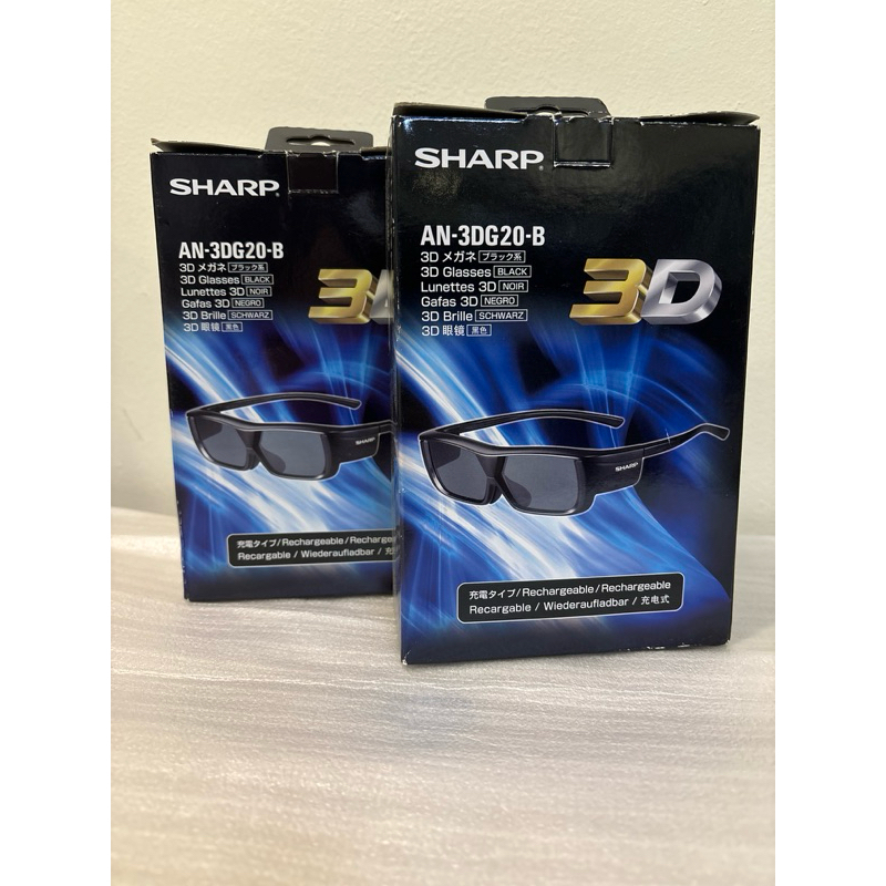 3D glasses rechargeable Sharp (AN-3DG20-B) | Shopee Malaysia