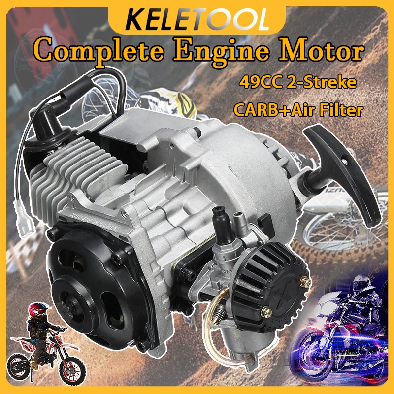 49cc two-stroke engine electric compact off-road vehicle small four ...