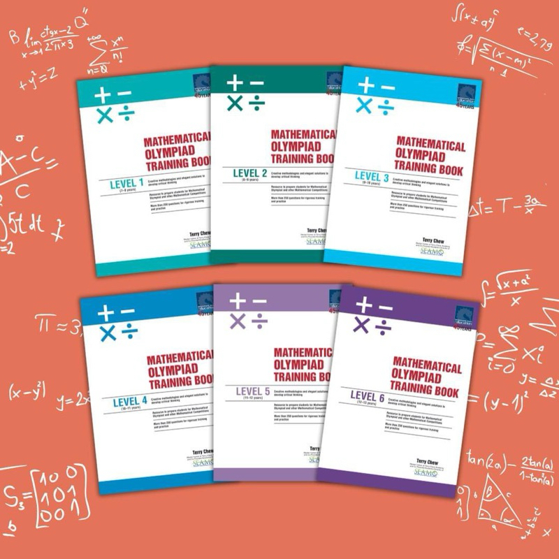 Mathematical Olympiad Training Book Level 1 - 6 — by Terry Chew | Skill ...