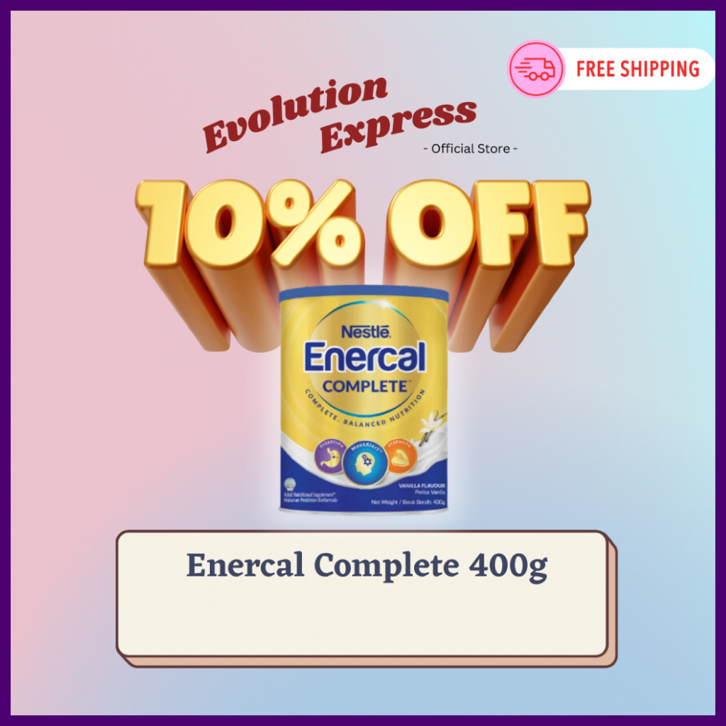 Enercal Plus Vanilla 400g/ 850g [EXP YEAR 4/2028] | Shopee Malaysia