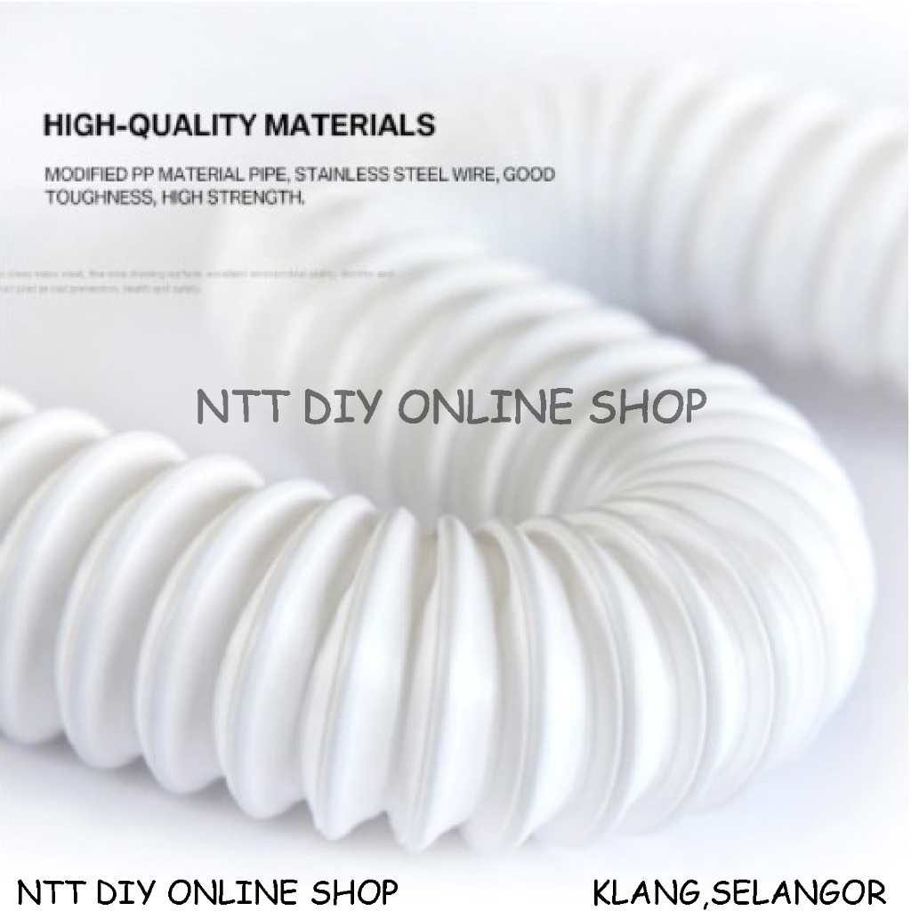 NTT DIY Flexible Tube Hose Pipe Unitrap Outlet pvc for Sink Drain Waste ...