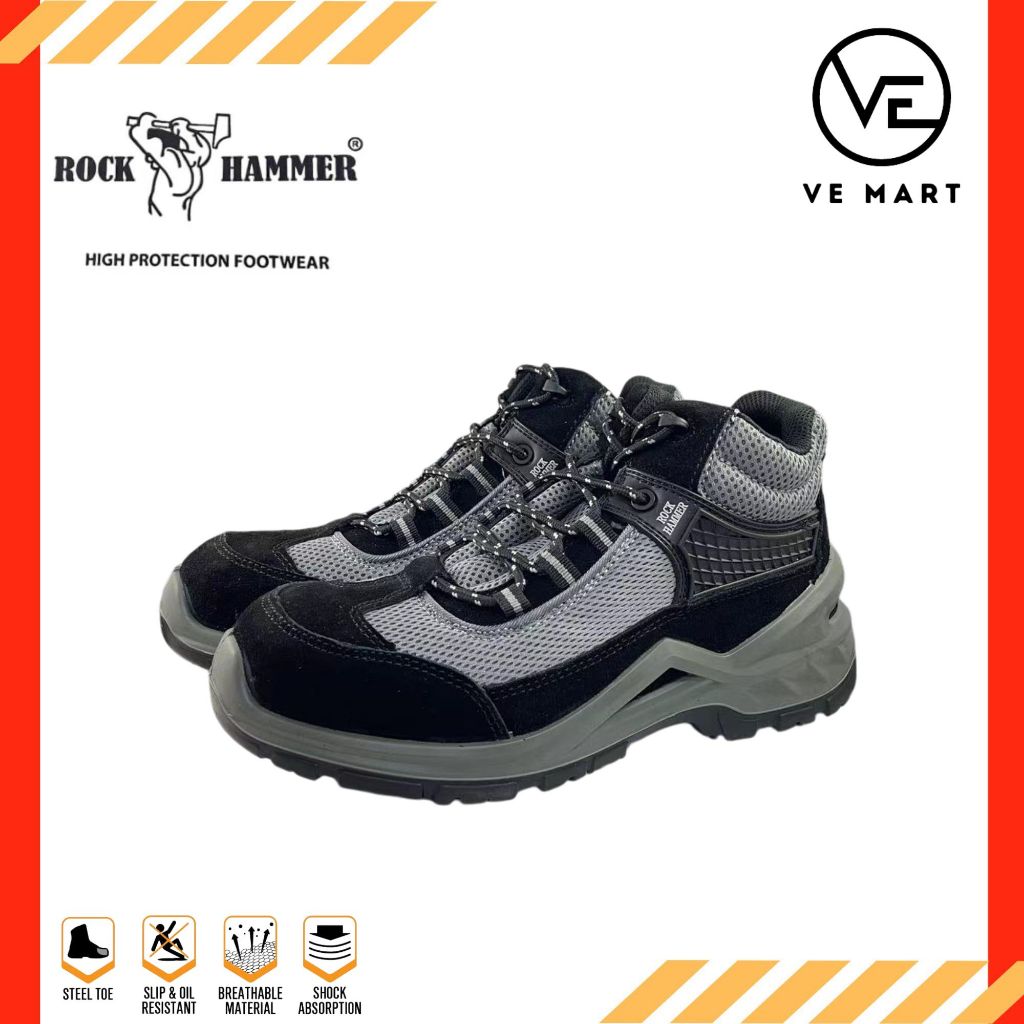 Rockhammer Sport Style Lightweight Safety Shoes Steel Toe Cap 877 ...