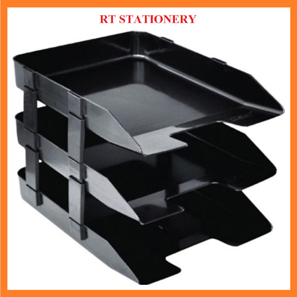 Astar & Niso Document Tray 3 Layer 3 Tier File Desk Organizer Rack ...