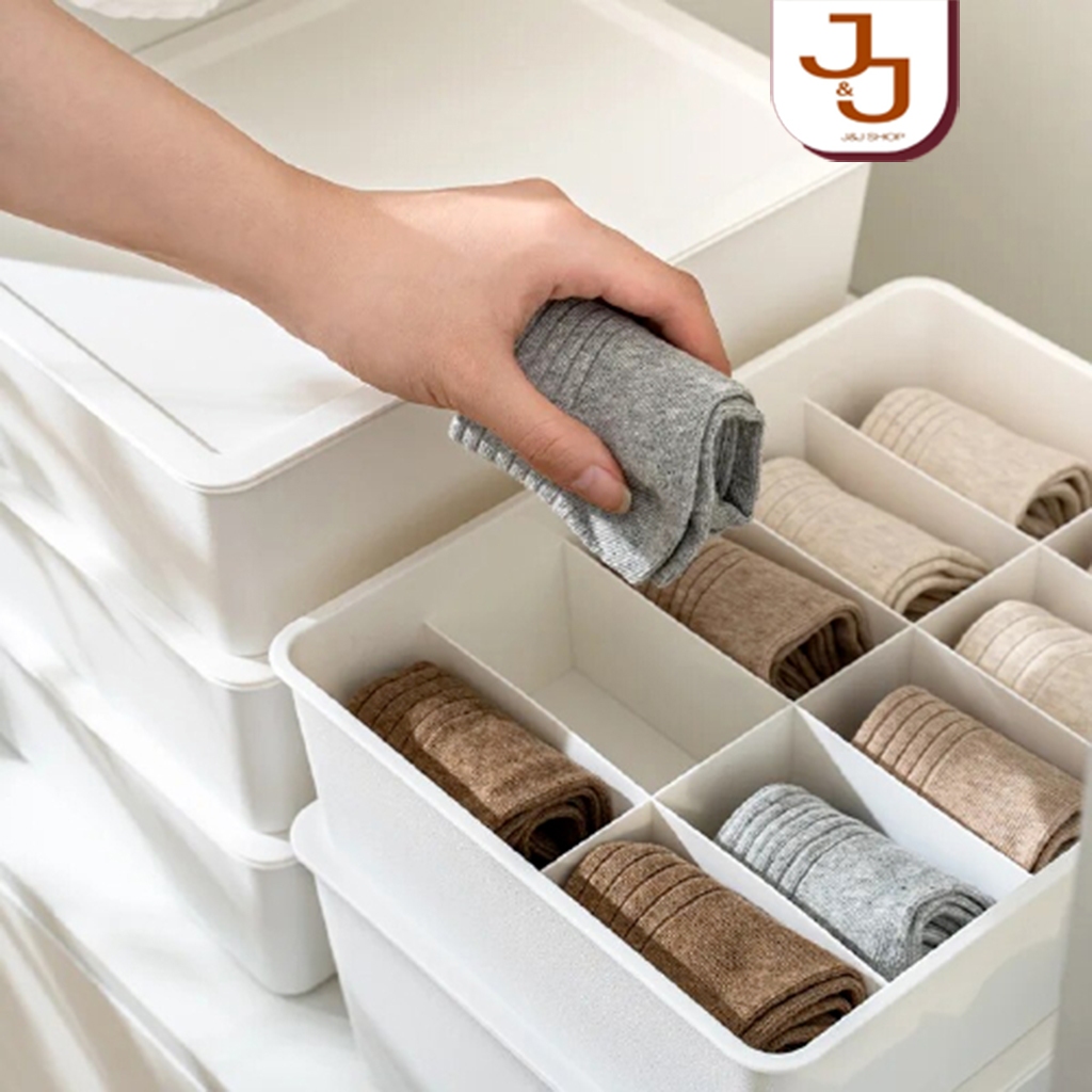 Underwear bra hard storage box drawer type wardrobe storage with lid ...