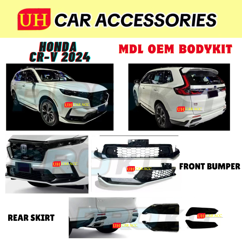 HONDA CRV 2024 2025 OEM MDL PP FRONT N REAR SKIRT LIP BODYKIT WITH ...