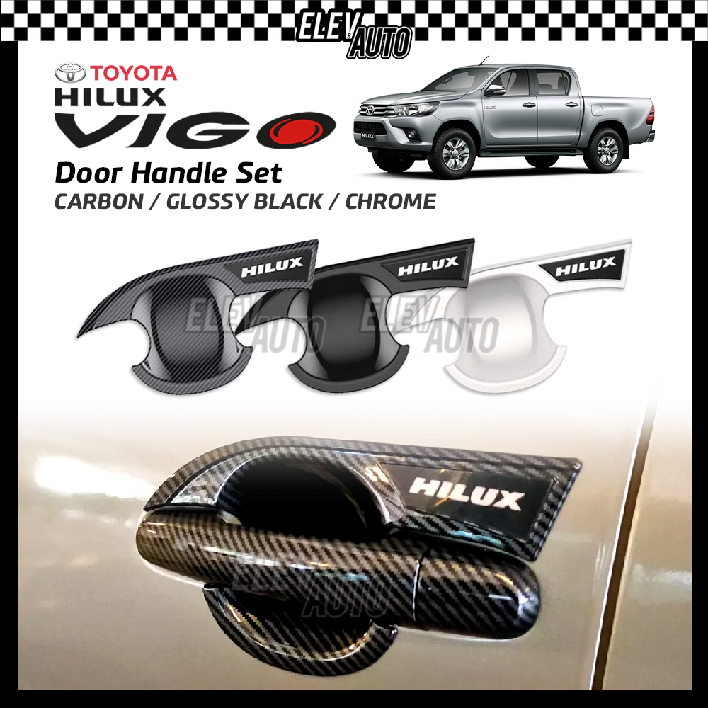 Toyota Hilux Vigo Door Handle Set Door Bowl Handle Cover Trim Bodykit ...