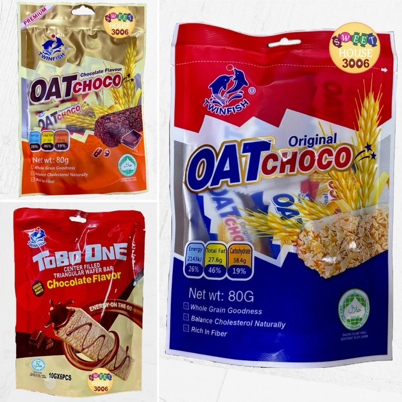 Twinish Oat Choco Original Flavour 60-80gm Childhood Snacks Makanan ...