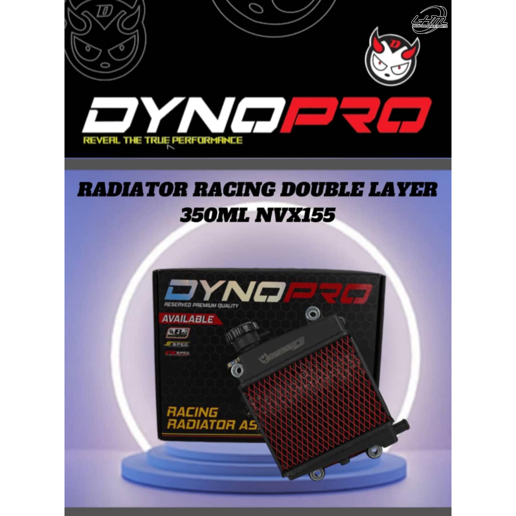 NVX NMAX V1 V2 DYNOPRO RADIATOR RACING DOUBLE LAYER 350ML YAMAHA NVX155 ...