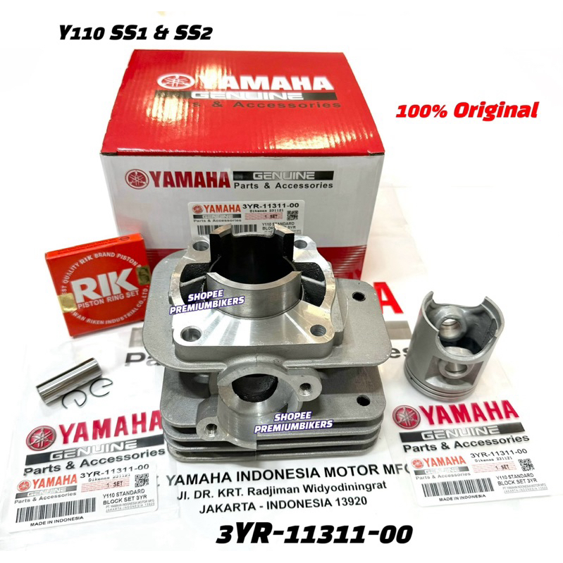Y110 SS Y110SS SS2 BLOCK RACING 56MM 57MM CYLINDER BLOK SET STANDARD ...