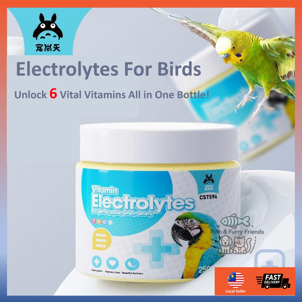 Visual Reference: Ready Stock Jonsanty Electrolyte Vitamins For Parrots Bird Healthcare