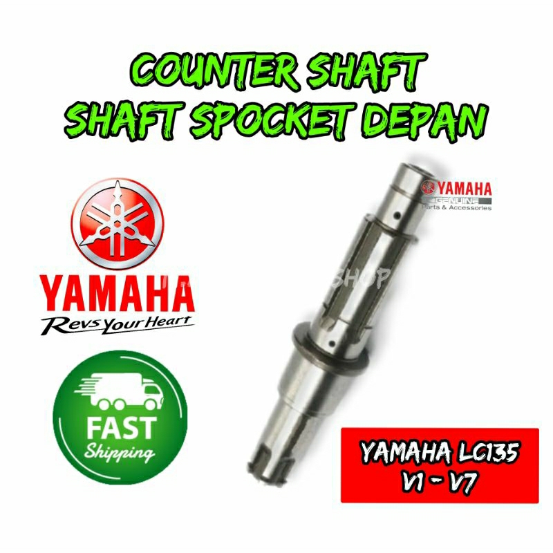 Yamaha LC135 V1 - V7 Counter Shaft / Front Shaft Spocket / Shaft ...