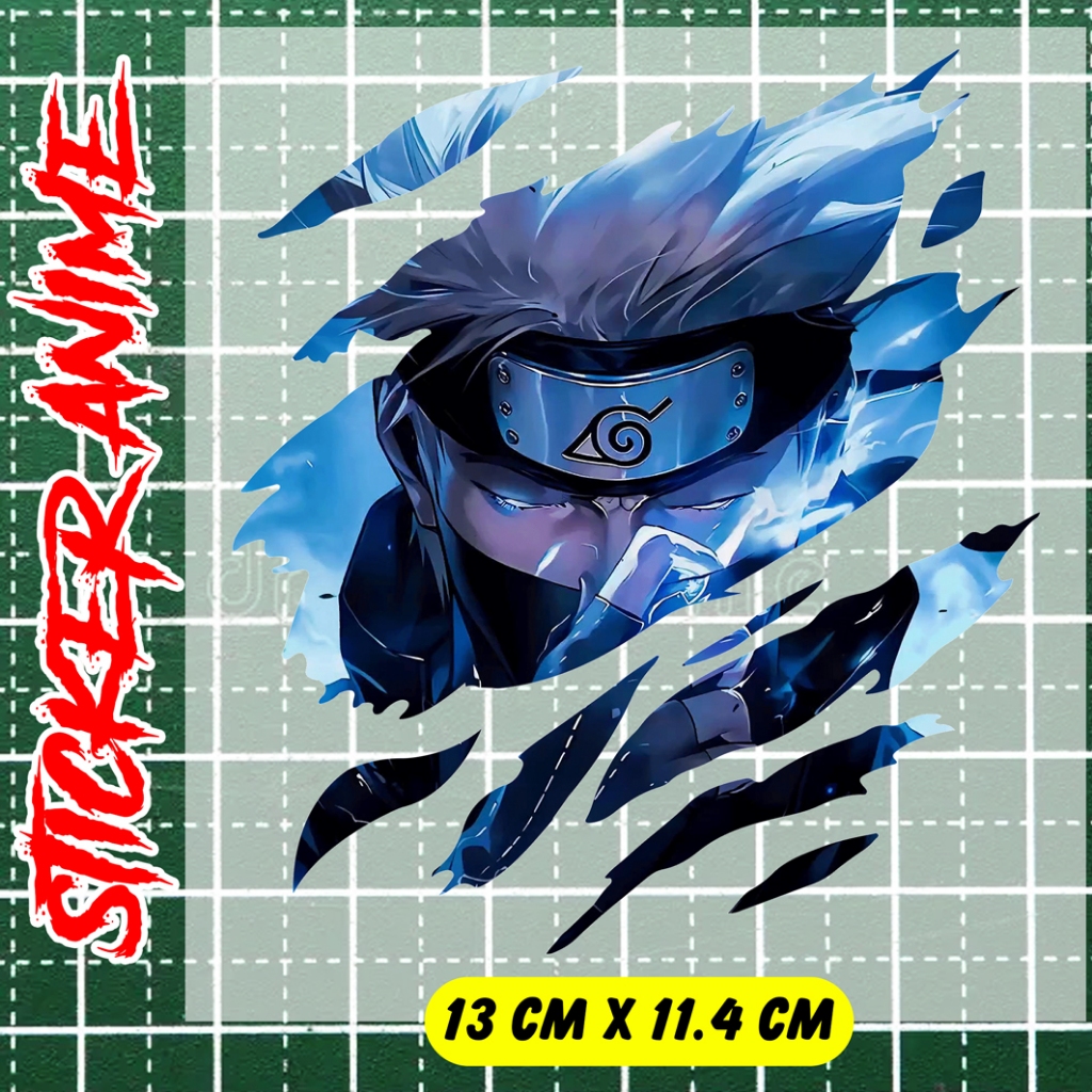 STICKER ANIME 13CM X 11.4CM / STICKER ANIME / STICKER MOTOR / STICKER ...