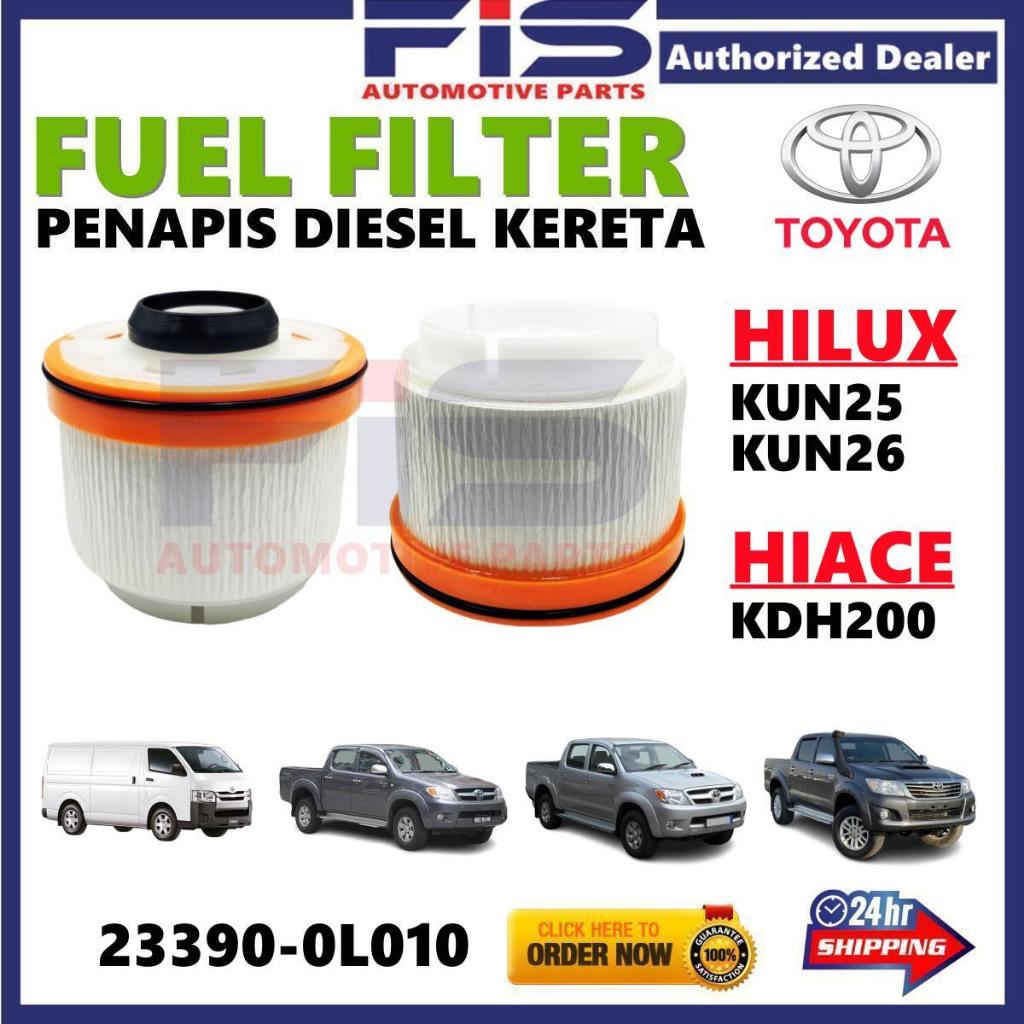 Ryco RSK2 Oil, Air & Fuel Filter Service Kit For Hilux KUN16 KUN26 3.0L Diesel