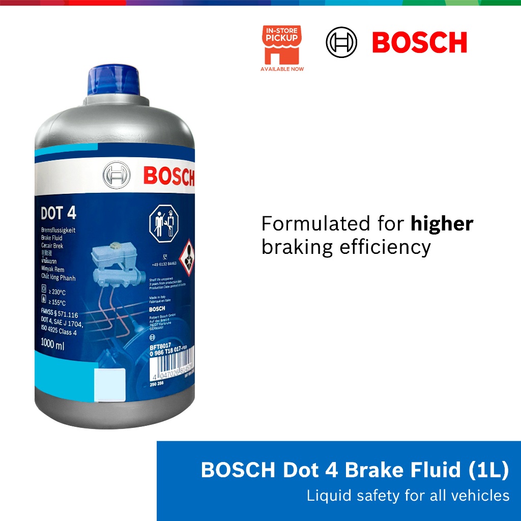Bosch Dot 4 Brake Fluid (1000ml) 1987479107 | Shopee Malaysia