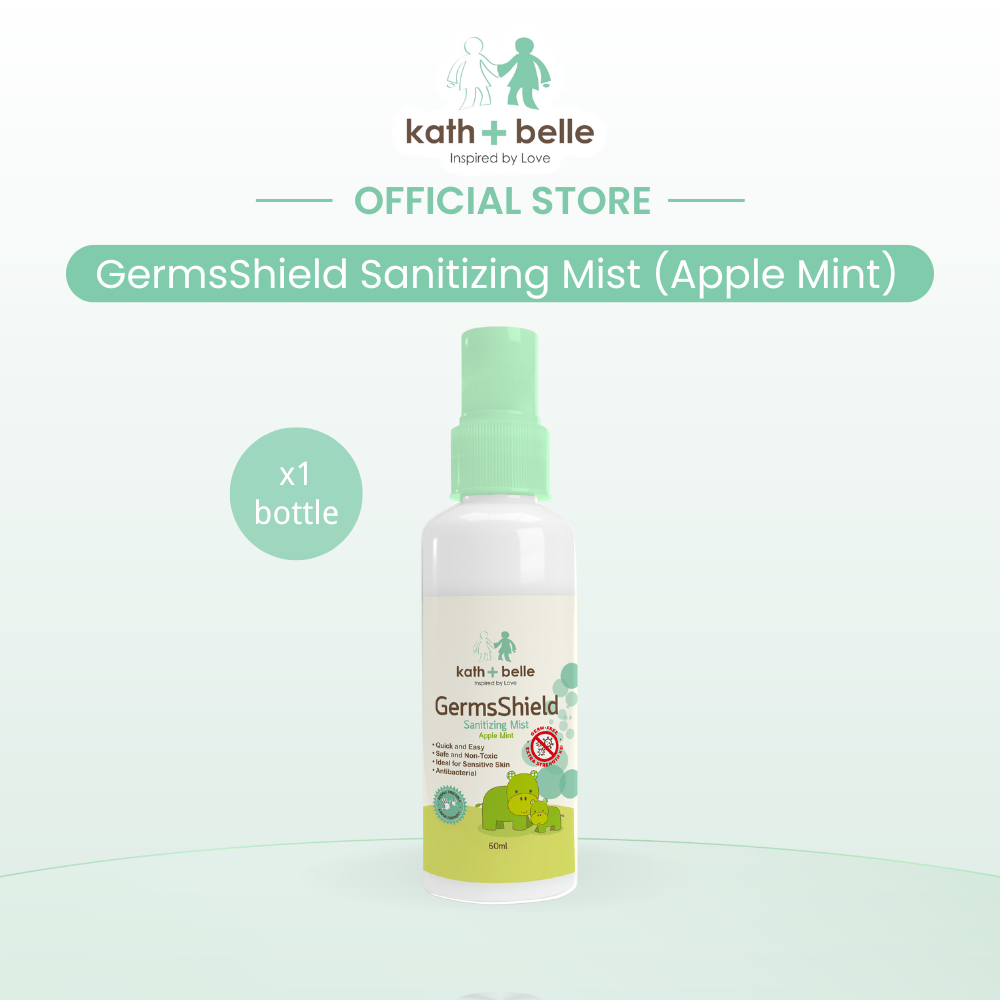 Kath + Belle Germs Shield Apple Mint Hand Sanitizing Mist Antibacterial ...