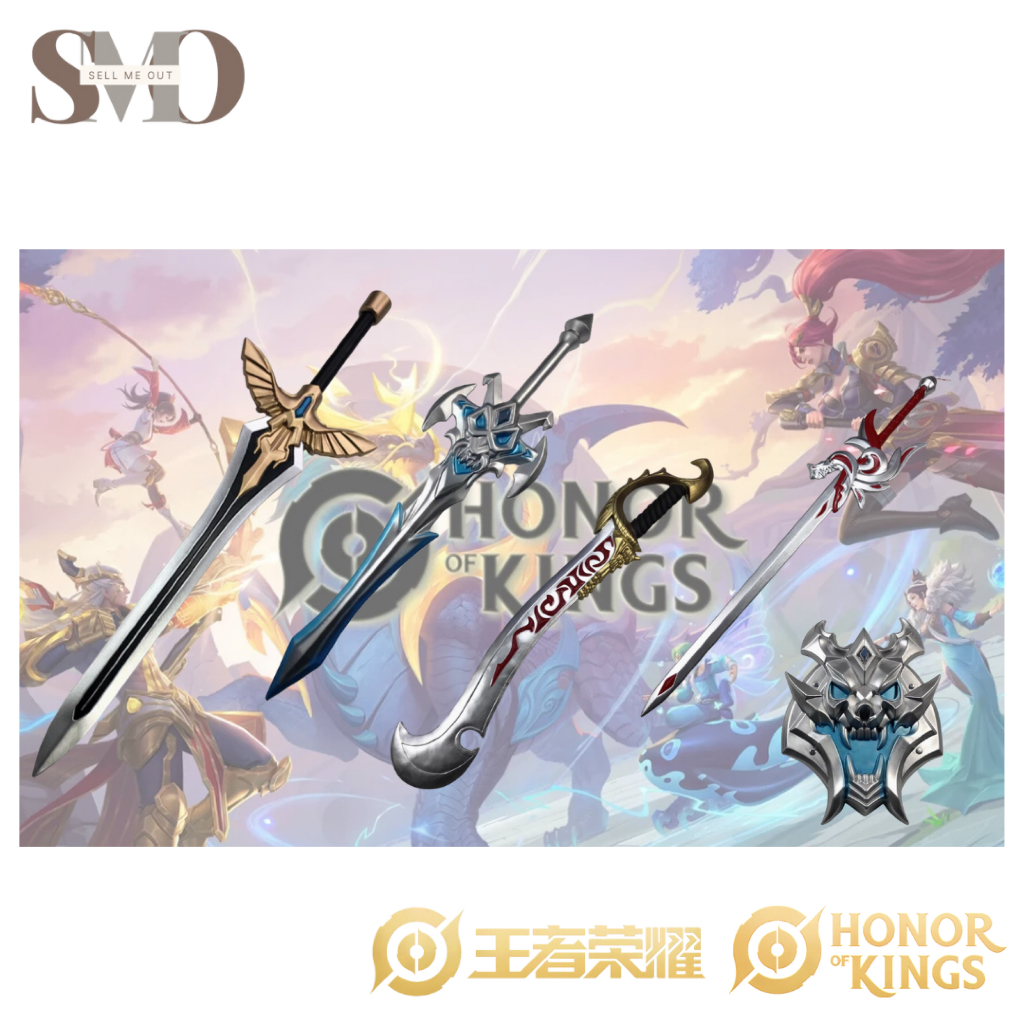 Honor of Kings Cosplay PU Toys Soft Sword 王者荣耀软剑 Props Decoration ...