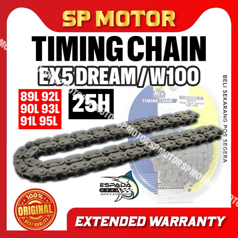 ESPADA TIMING CHAIN RACING (EX5/EX5 DREAM/EX5 CLASS 1/WAVE100) SPECIAL ...