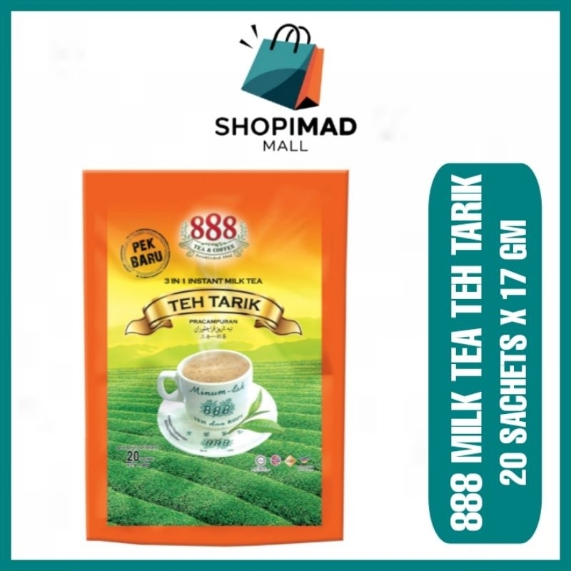 888 3 IN 1 INSTANT MILK TEA TEH TARIK | TEA PREMIX | Shopee Malaysia
