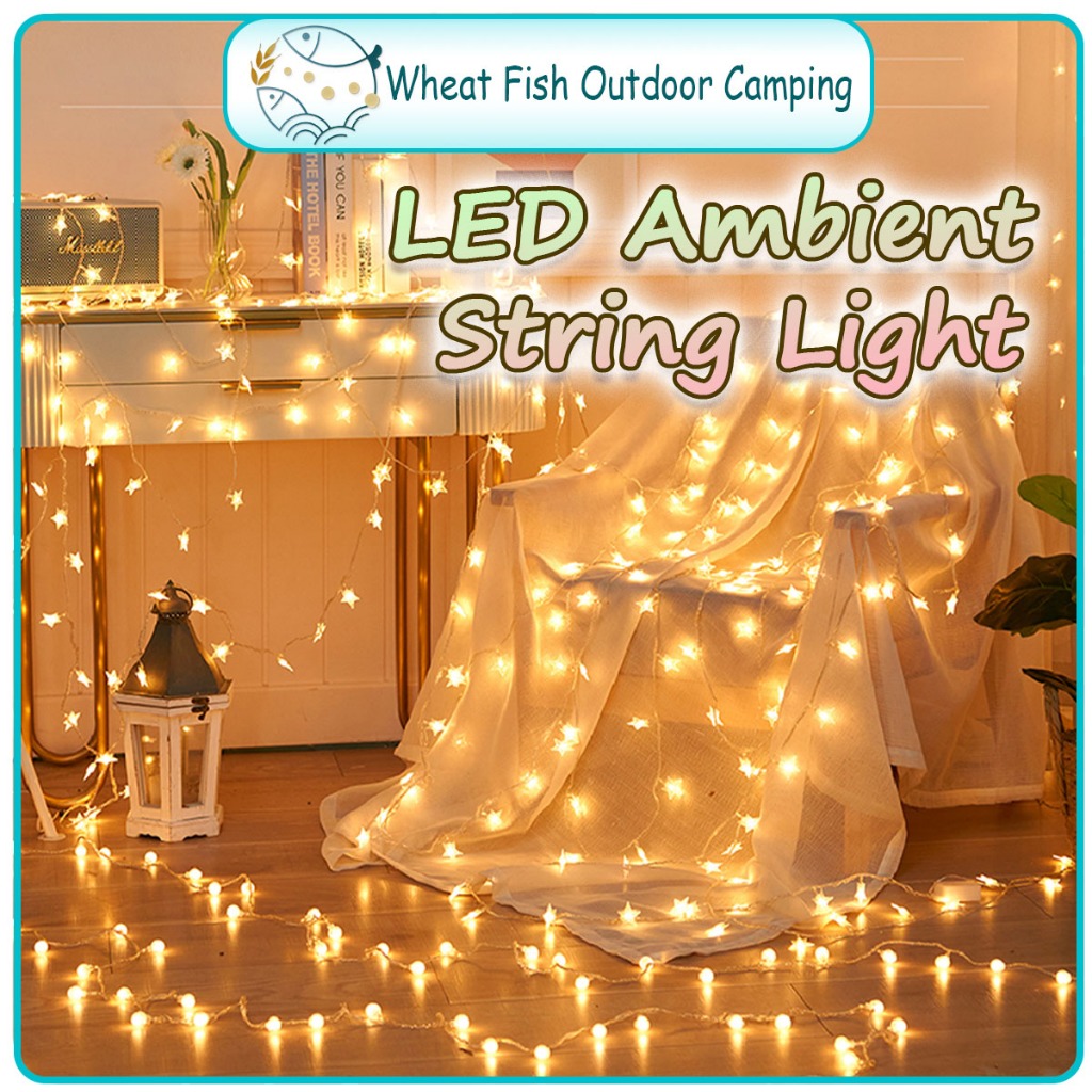 Snowflake Star Fairy String Lights USB Battery Wedding Decoration Light ...