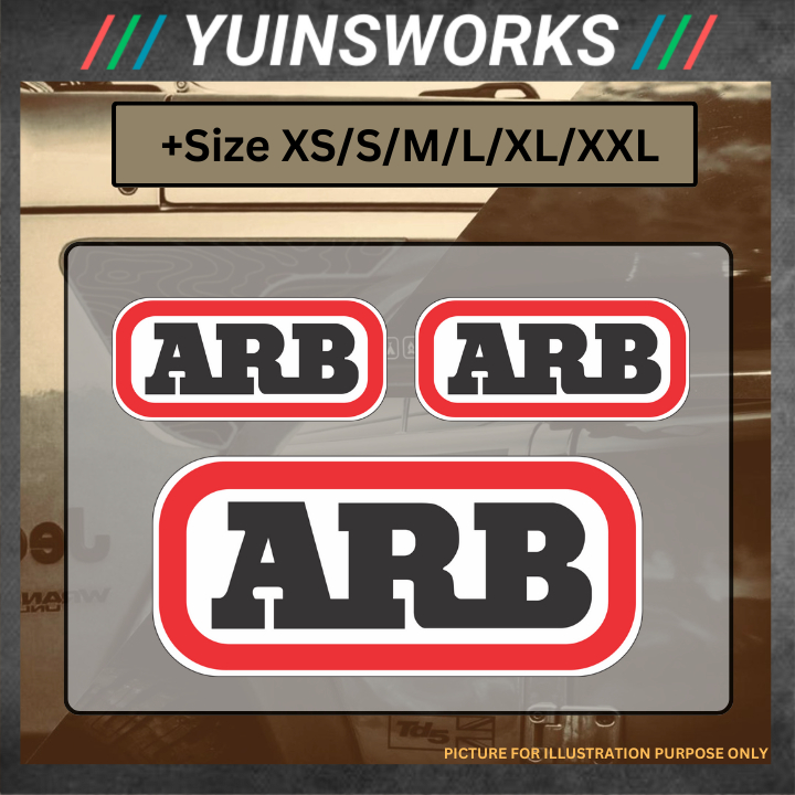[ARB] Premium Sticker For Car / Motorcycle / Boat / Plane Free Custom ...