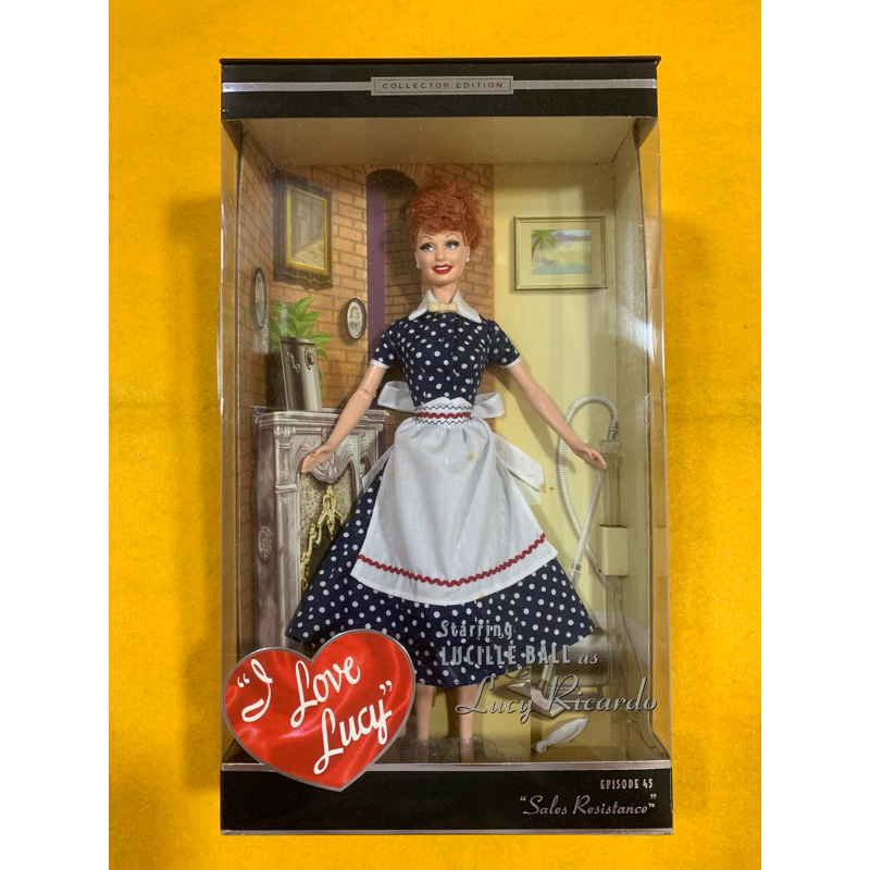 Vintage I Love Lucy Barbie Doll Episode 45 Sales Resistance Collector Edition Doll Lucille ball as Lucy Ricardo 2004 Shopee Malaysia