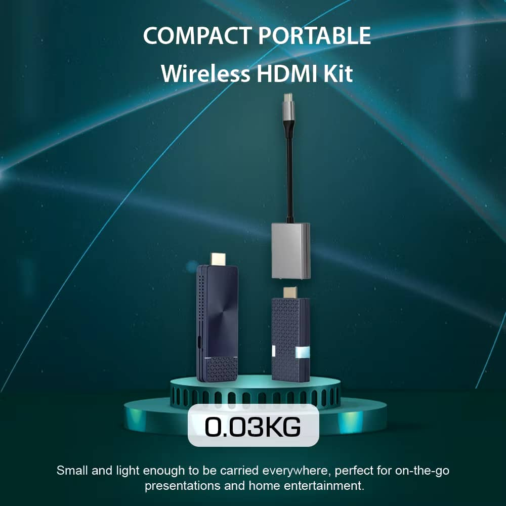 Nimble Cast Go - Wireless HDMI / Type C Adapter 4K@30Hz Resolution for ...