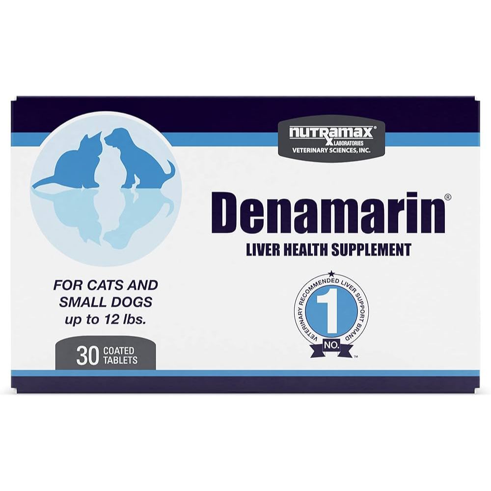 Denamarin for Cats/Small Dogs -UP TO 12LBS/5.5Kg (30 tablets) Liver ...