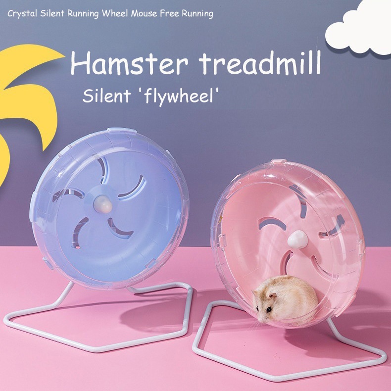Roda Running Hamster 17/21cm Roller Silent Golden Bear Upgraded Crystal ...