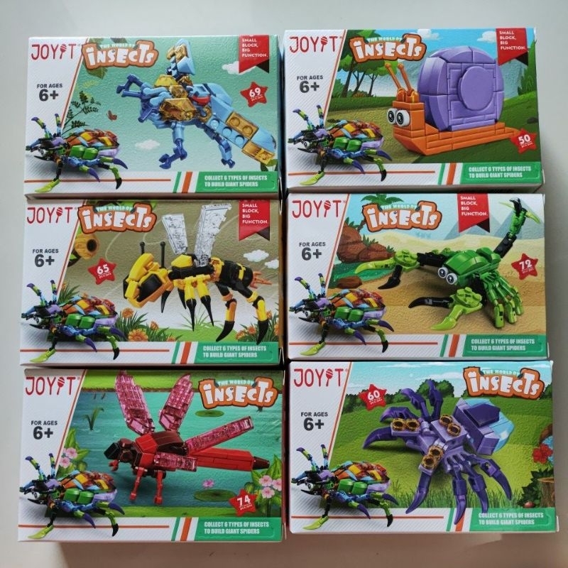 Eco Joyit The World Of Insects Series Fly Wasp Dragonfly Snail Scorpion ...