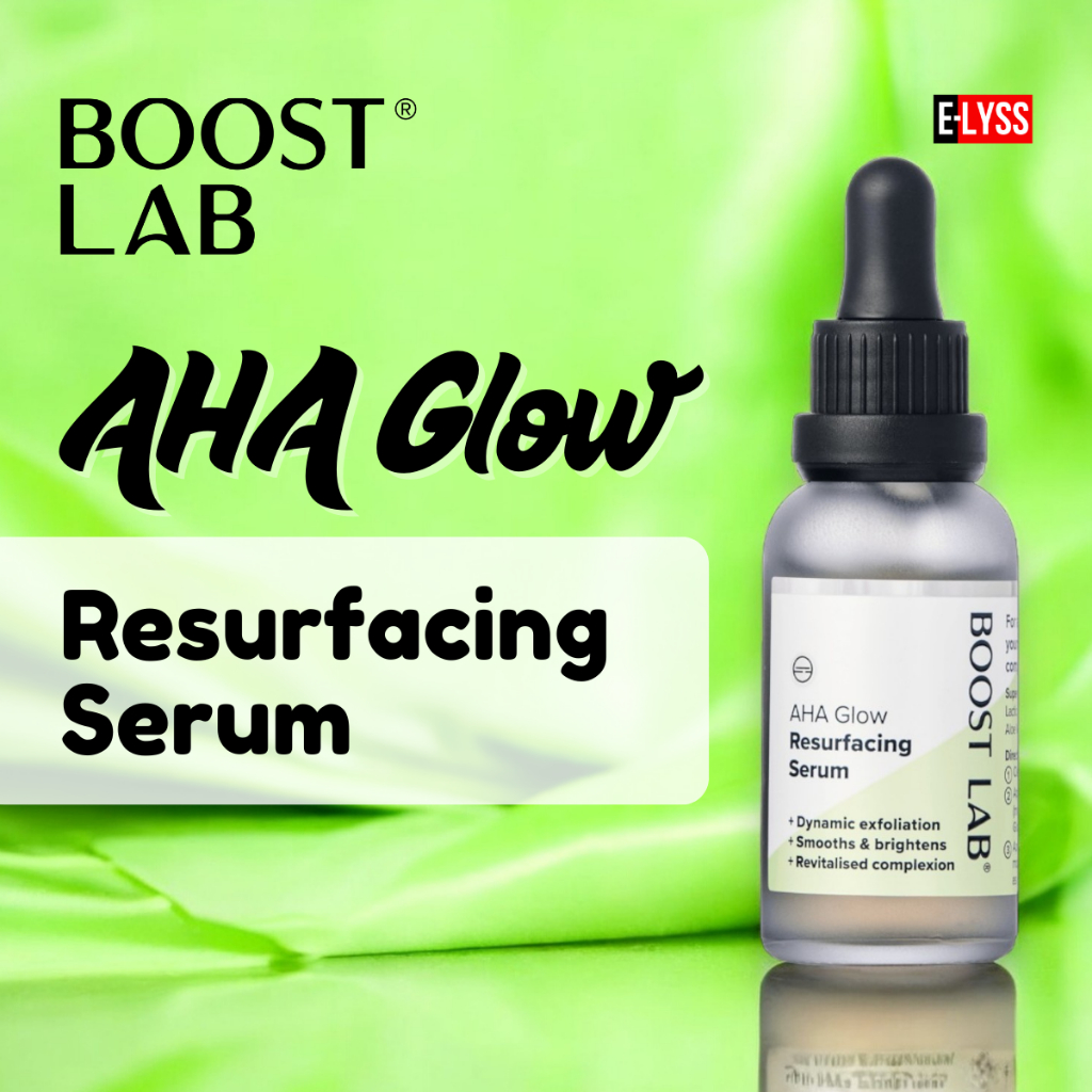 BOOST LAB AHA Glow Resurfacing Serum 30ML with Lactic Acid, gentle ...