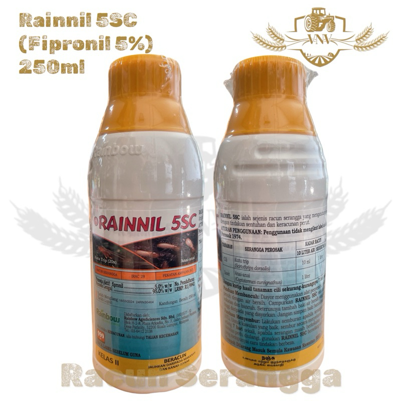 RAINNIL 5SC 250ml/(Sama Dengan Regent) /FIpronil 5%/Racun serangga/anai ...