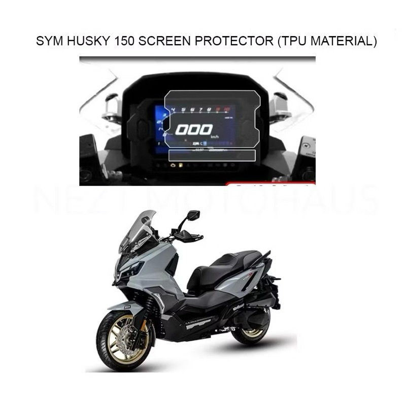 Sym Husky 150 tinted meter SYM Husky ADV150 Meter Screen Protector Film ...