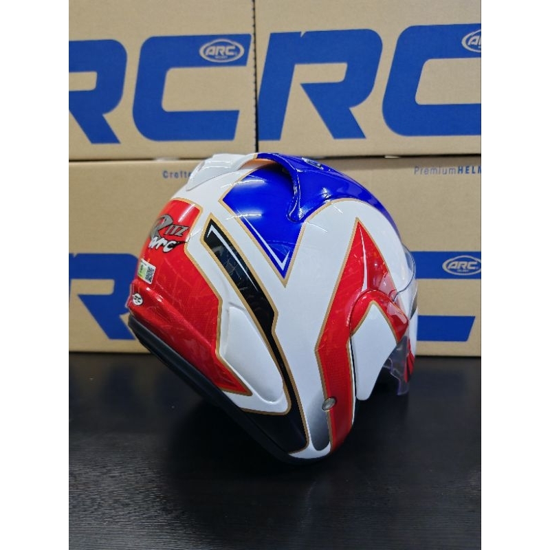ARC HELMET RITZ SPEED space X TRICO ORIGINAL | Shopee Malaysia
