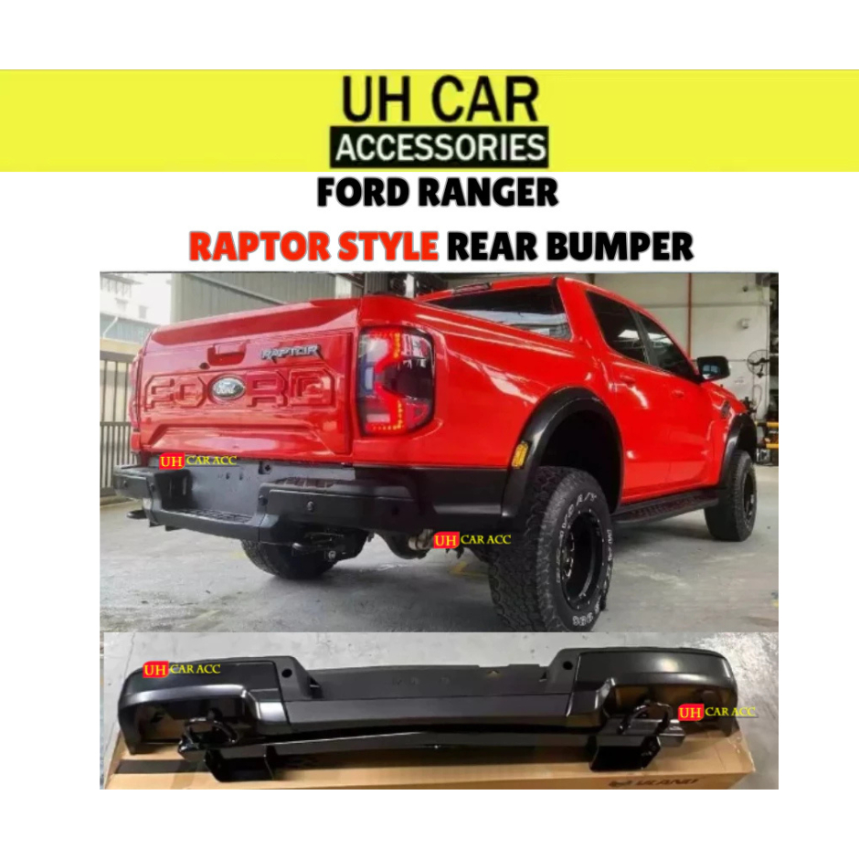 Next Generation Ford Ranger 1+1 Raptor Style Rear Bumper (After Market ...