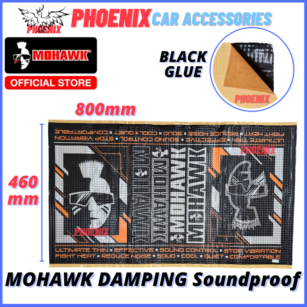 MOHAWK DAMPING ★ Soundproof 隔音棉 Deadening Insulation Heat Shield Foam ...