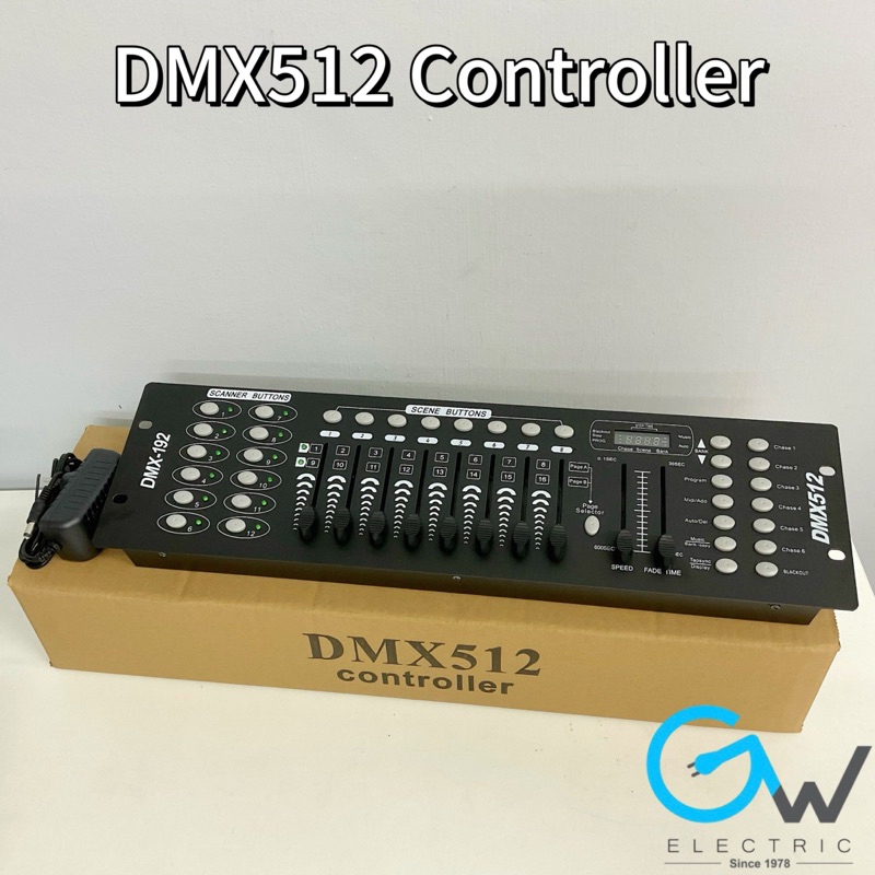 192 Channels DMX512 Controller Console For Par LED Stage Light | Shopee ...