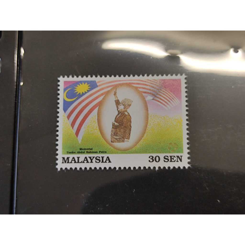 Mint STAMP SETEM Baru - Tunku Abdul Rahman Stamp 1957 Merdeka Posture ...