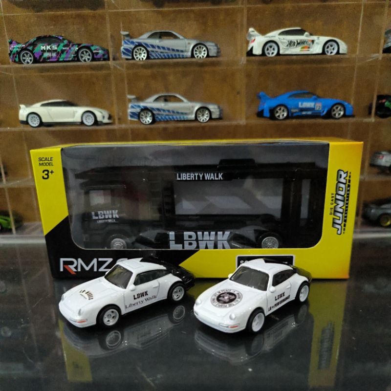 Combo Lot Custom LBWK (1 Lorry RMZ + 2 Porsche HW Tayar Getah) | Shopee ...