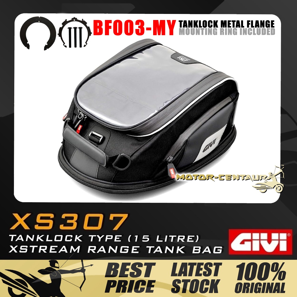 Givi Tanklock Tank Bag Mounting Flange - BF67 | Canada - View #9