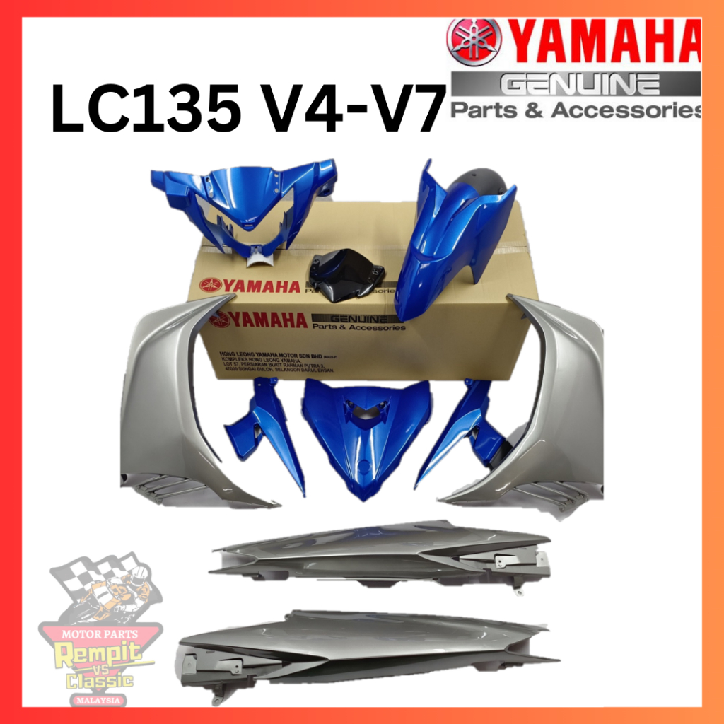 REMPIT LC135 V4-V7 Original Yamaha HLY Cover Set | Shopee Malaysia