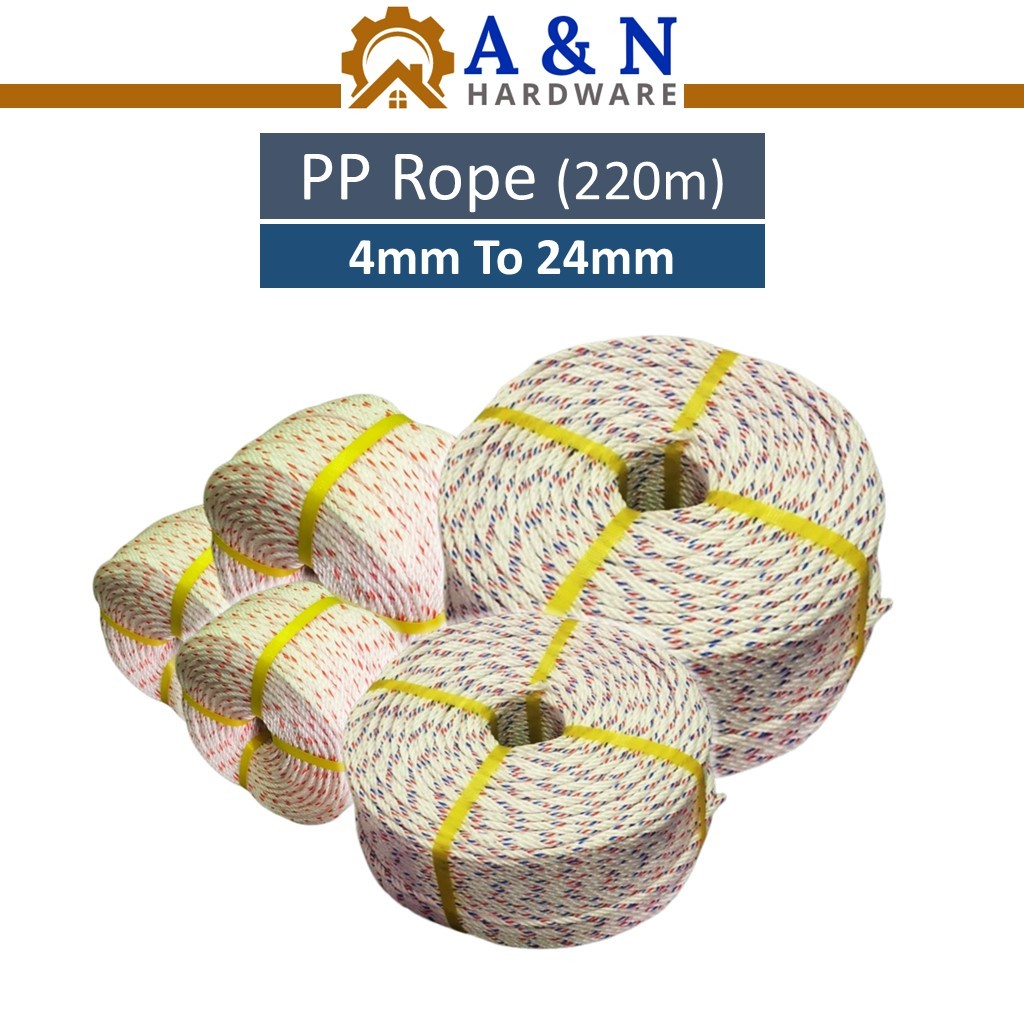 POLYPROPYLENE ROPE / PP ROPE / TALI LEMBU/KAMBING / TALI IKAT LORI 12MM ...