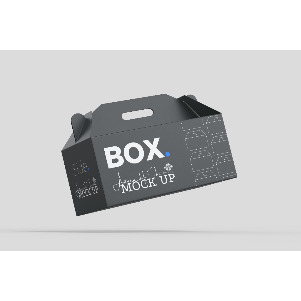 Paper Box with Handle, Kraft Box, Craft Paper Box, Corporate Gift Box ...