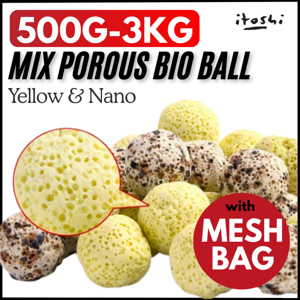 ITOSHI Mix 2 In 1 Aquarium Biochemical Filter Media Nitrifying Bacteria ...