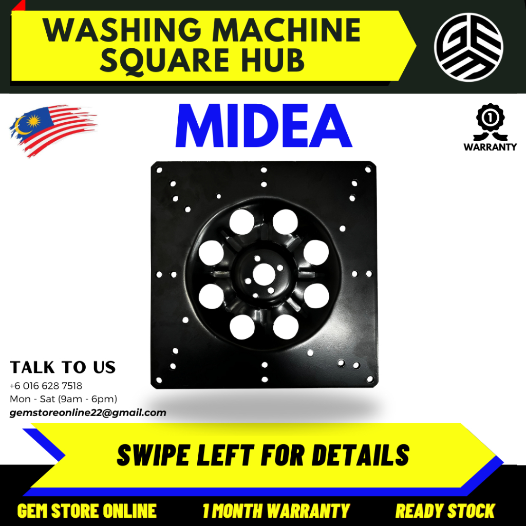 MIDEA Washing Machine Drum Hub / Midea Motor Square Hub / Hub Besi ...