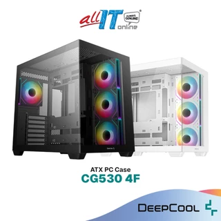 DEEPCOOL CG530 4F BLACK / WHITE Mid Tower (ATX) Gaming PC Case