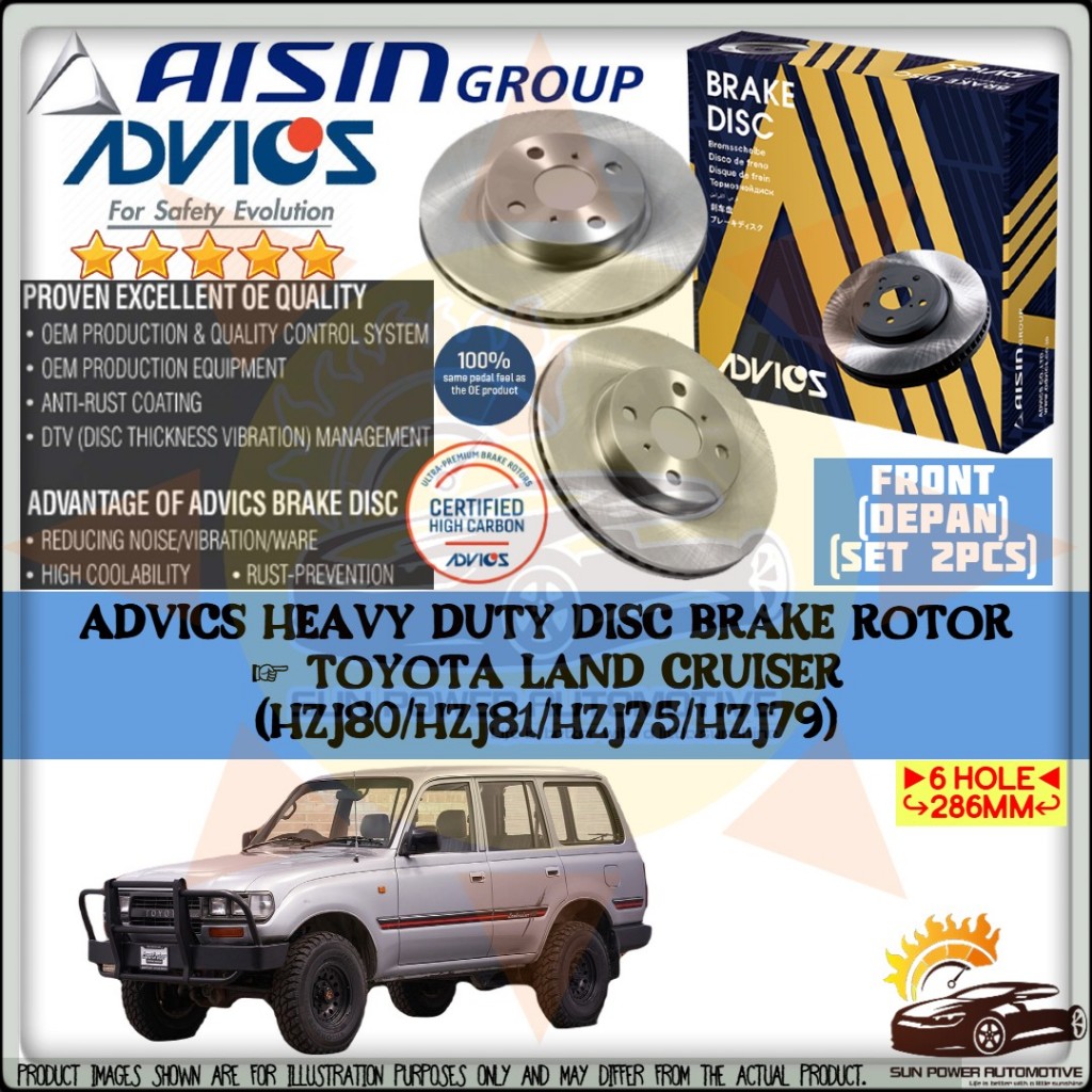 AISIN ADVICS Heavy Duty Toyota Land Cruiser HZJ80 HZJ81 HZJ75 HZJ79 ...