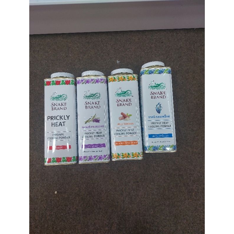 ORIGINAL SNAKE BRAND PRICKLY HEAT COOLING POWDER | Shopee Malaysia